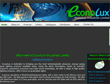 Tablet Screenshot of econoluxindustries.com